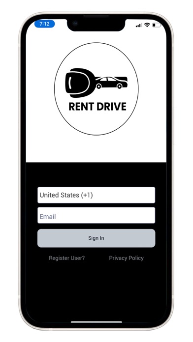 RentDrive Car Rental Screenshot