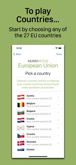 Game screenshot MundiRetos - European Union apk