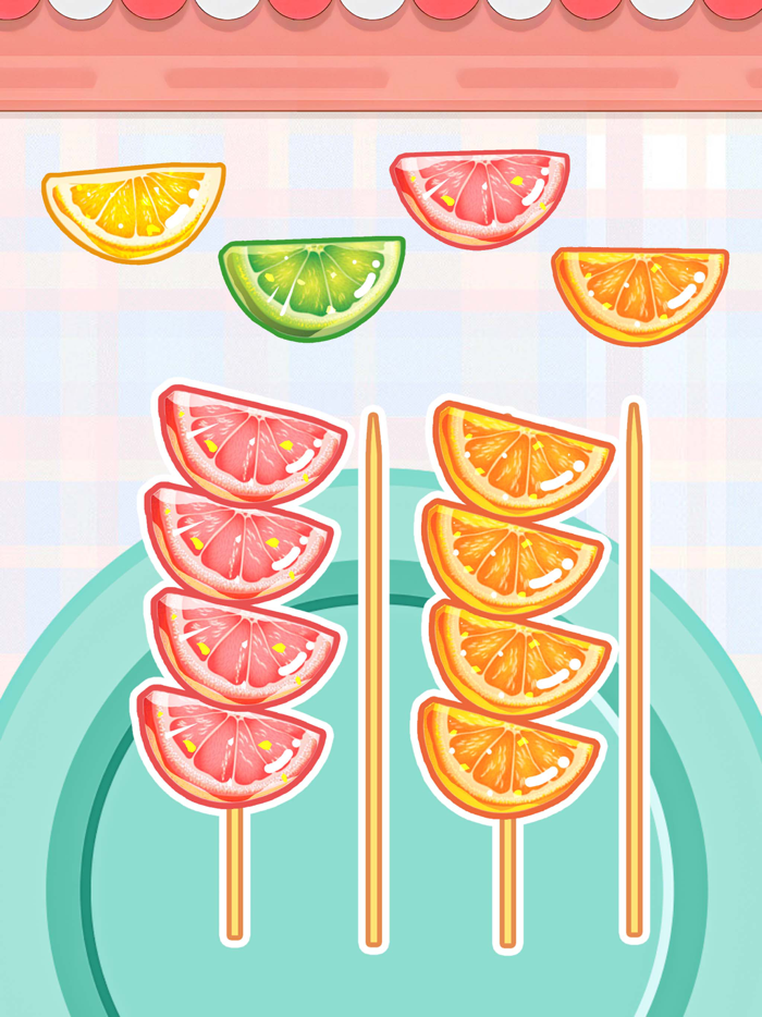 Tanghulu Sort -ASMR Suika Game