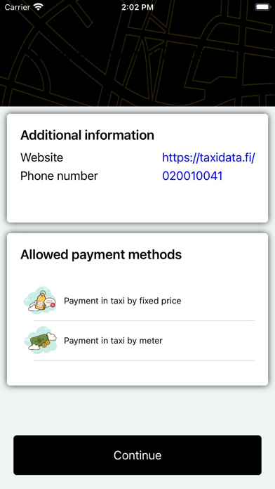 Taxidata Screenshot