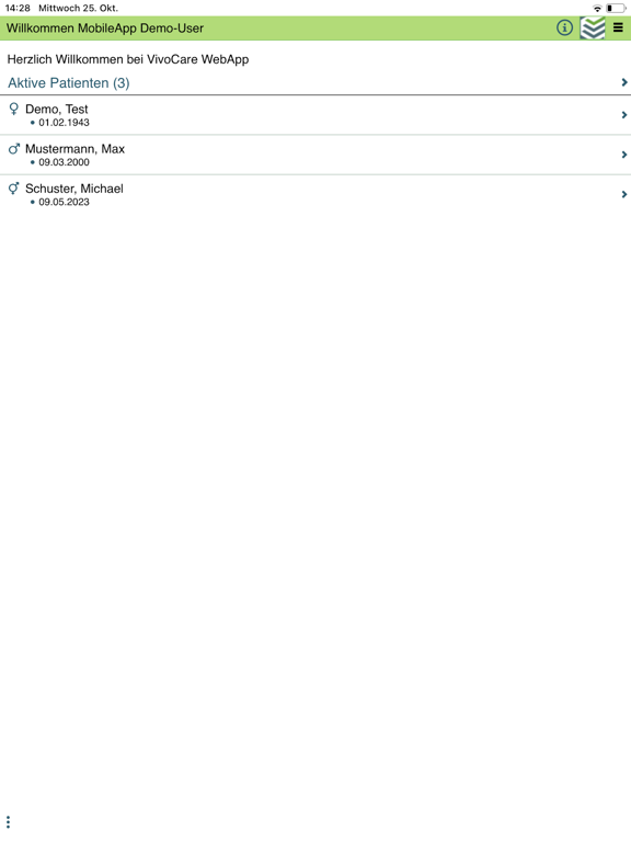 VivoCare Mobile iPad screenshot