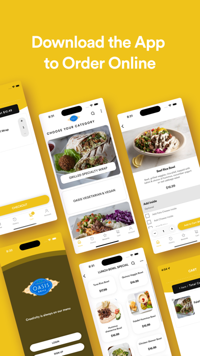 Oasis Grill - Online Ordering Screenshot