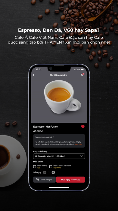 THAIYEN CAFE Screenshot