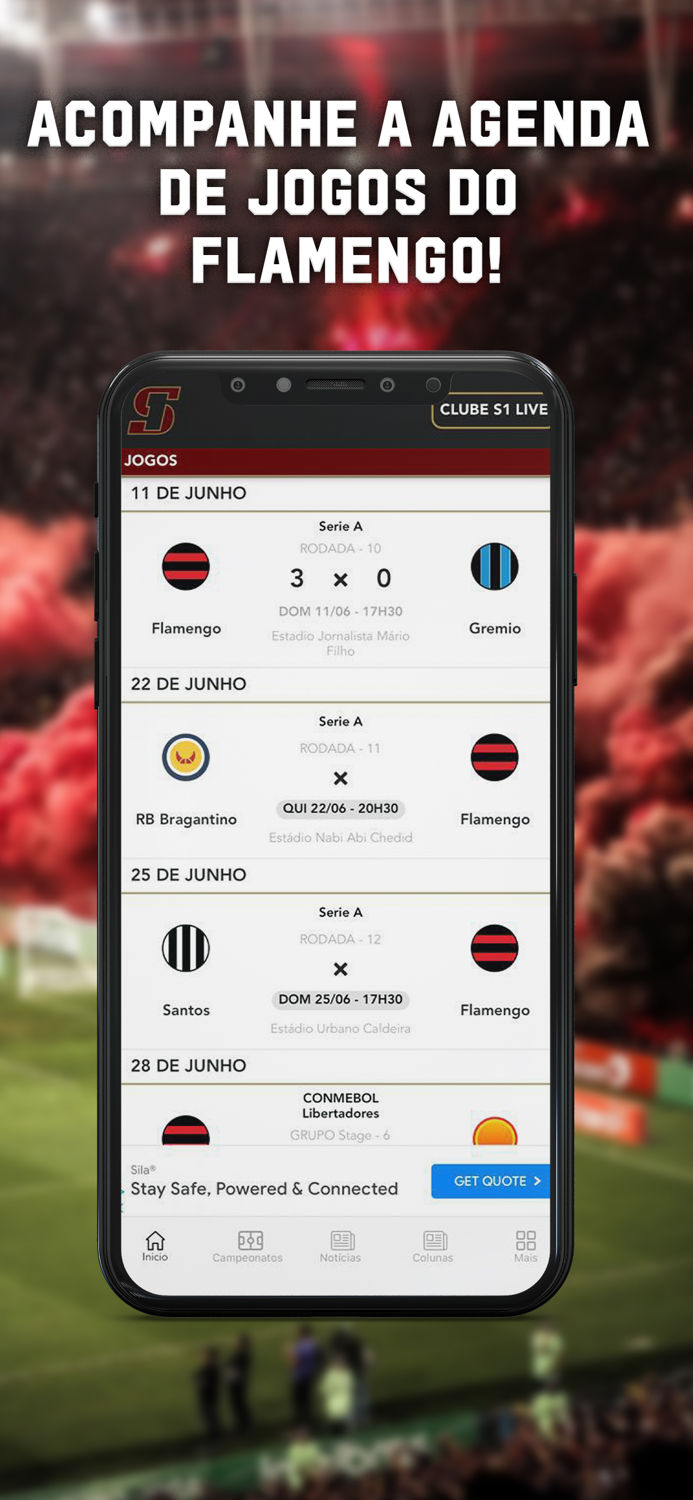 S1Live - Tudo sobre o Flamengo