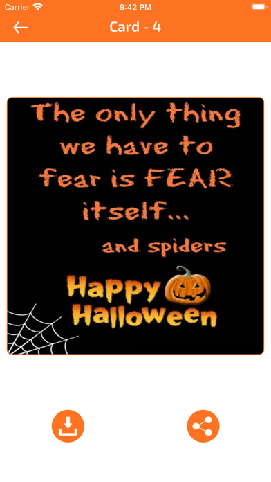 Halloween Cards & Wallpaper Screenshot