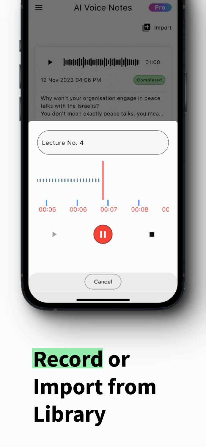 Transcribe Voice to text Waya
