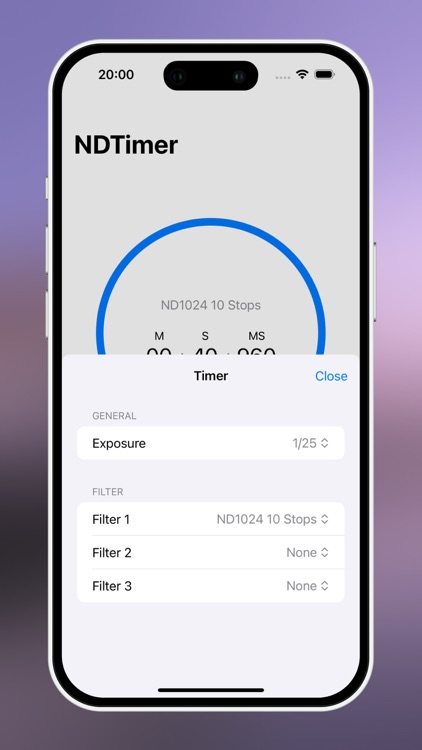 NDTimer - Long Exposure