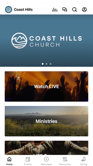 Coast Hills Church Screenshot