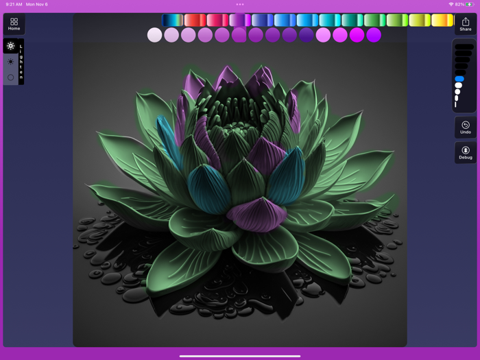 Rainbow Paint Coloring App