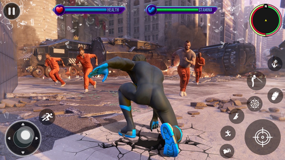 #4. Spider Fighting War Super Hero (iOS) By: Akbar Ali Amjad Ali