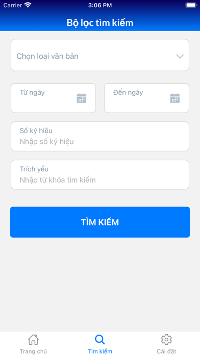 Quản lý văn bản UBCKNN Screenshot