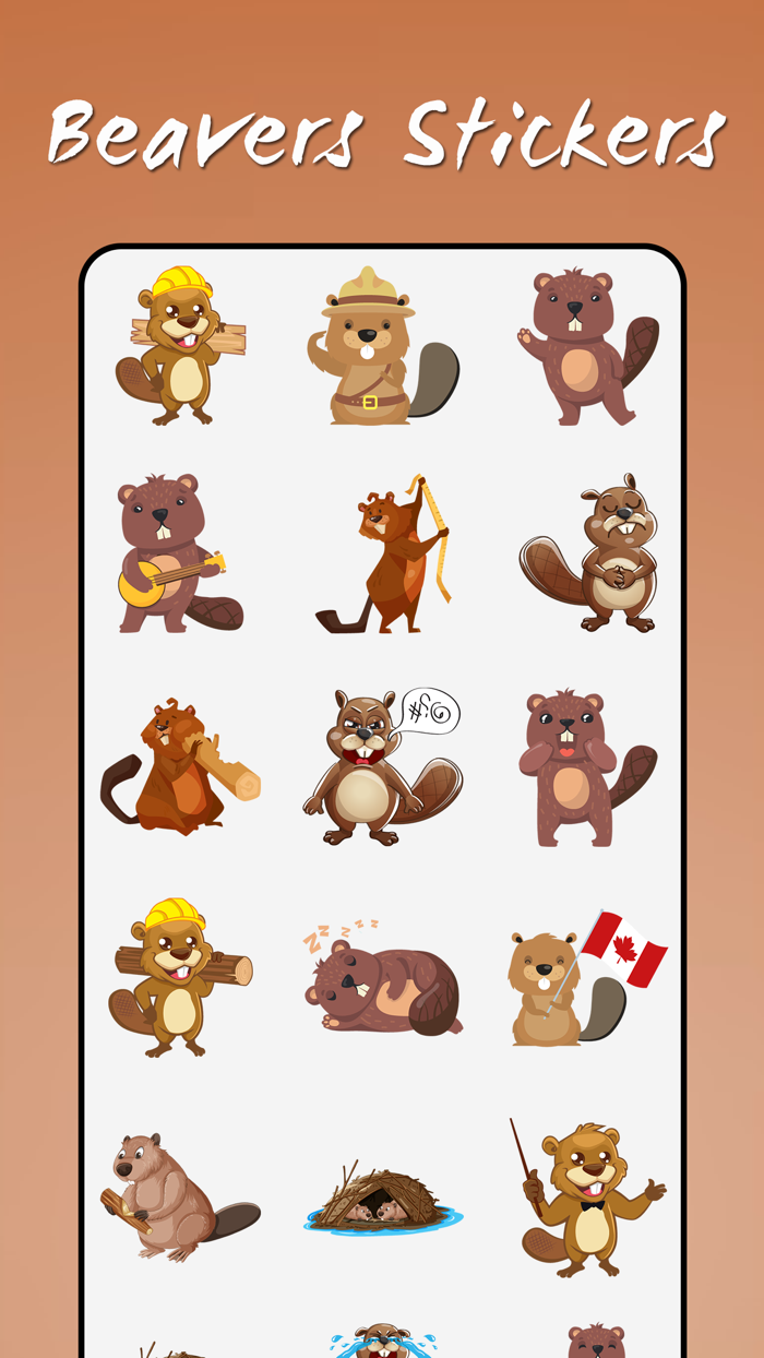 Beavers Stickers