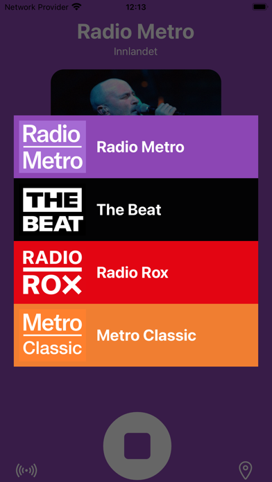 Radio Metro Norge Screenshot