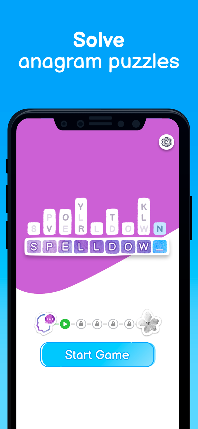 Spelldown - Word Puzzles Game