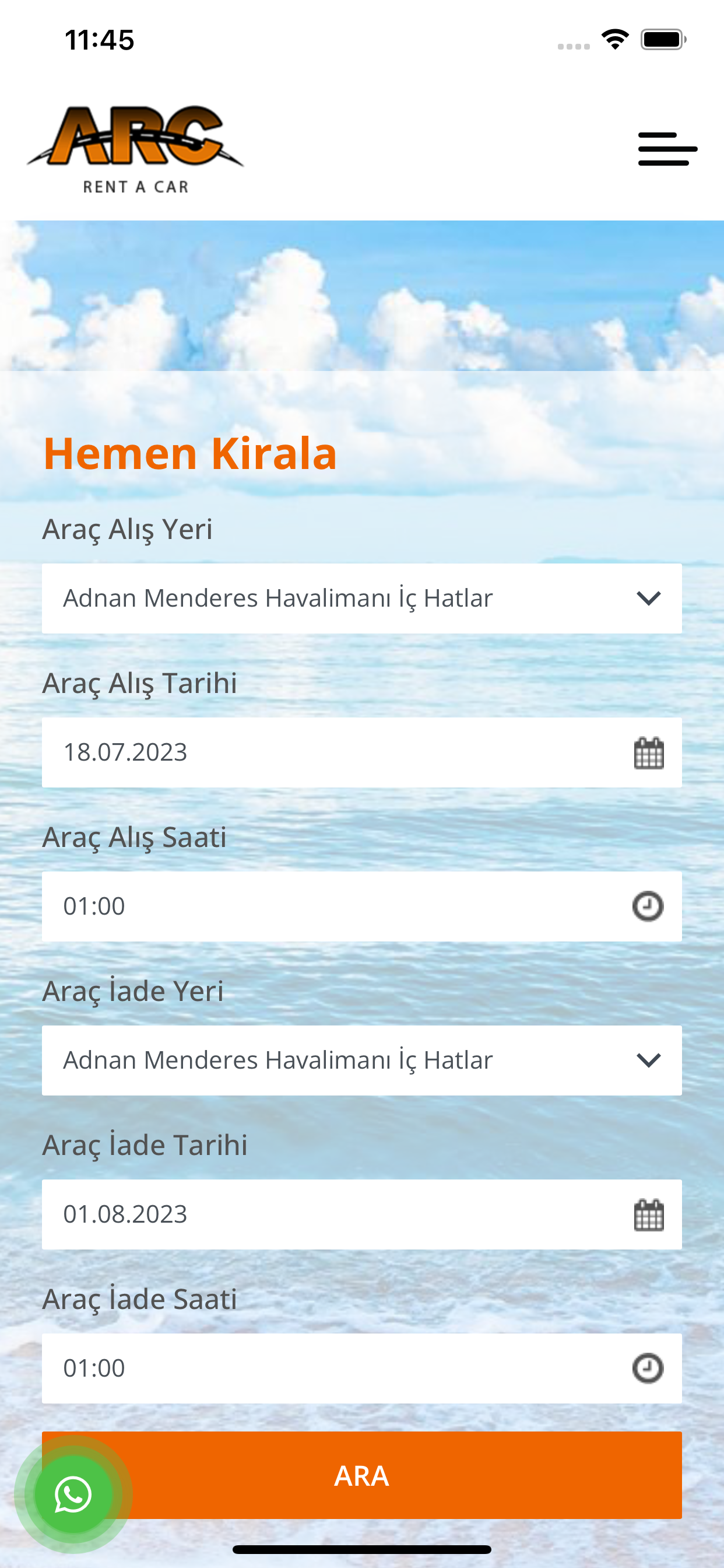 ARC Filo Yönetimi-Oto Kiralama