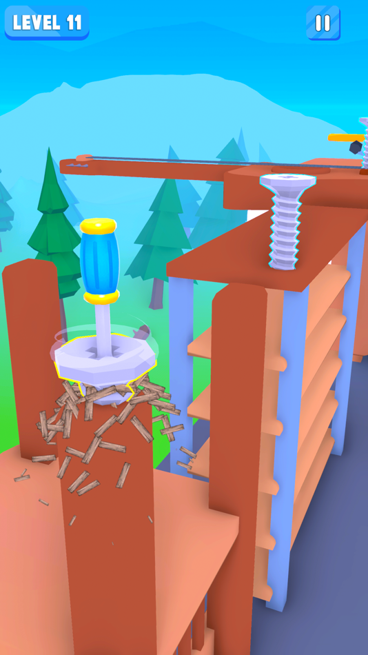 #8. Flip & Screw (iOS) Podle: Dumbbell Games Yazilim Anonim Sirketi