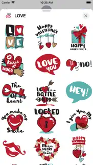love stickers memes and emotes iphone screenshot 2