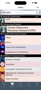 COPD @Point of Care™ screenshot #2 for iPhone