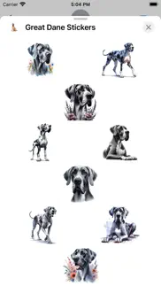 great dane stickers iphone screenshot 1