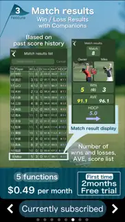 How to cancel & delete best score - golf score manage 3