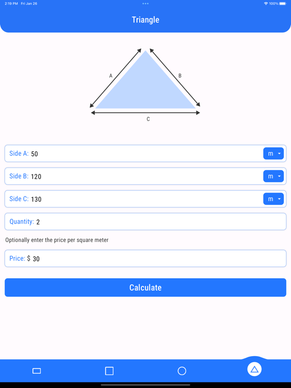 Screenshot #4 pour Square Meters Calculator Pro