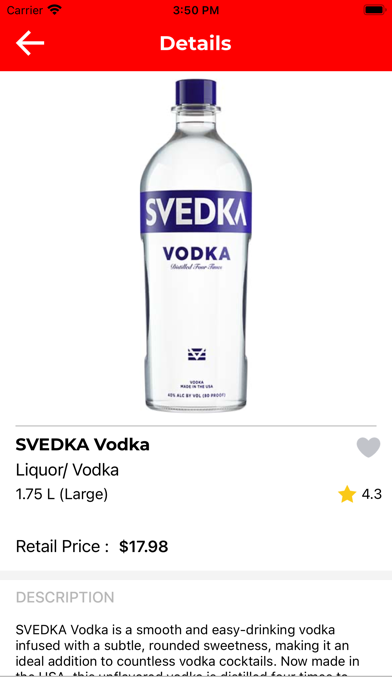Bella Wines & Spirits Screenshot