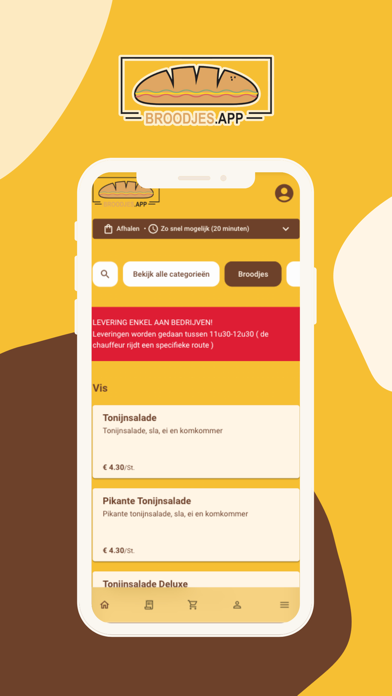 Broodjes.app Screenshot