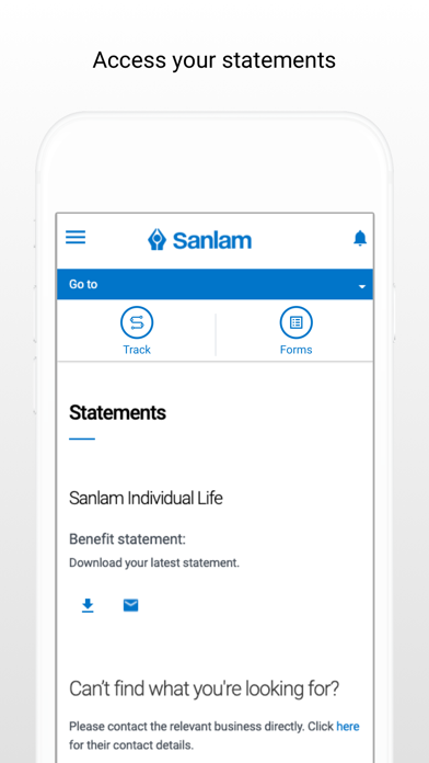 Sanlam Portfolio Screenshot