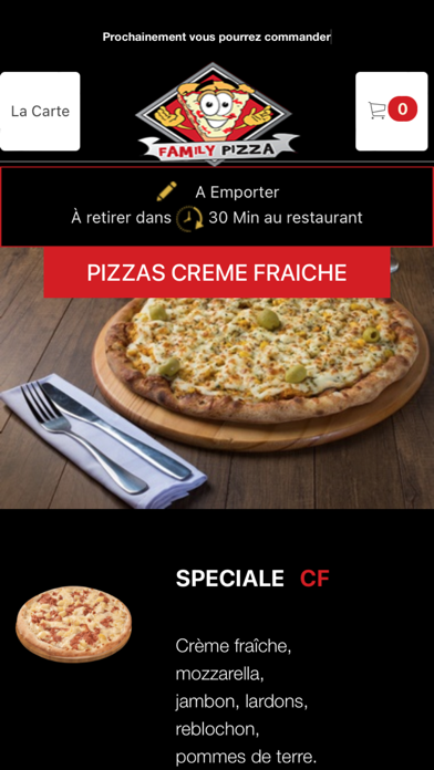 Family Pizza. Screenshot
