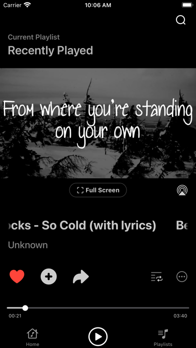 Snap Music - Offline Music Screenshot
