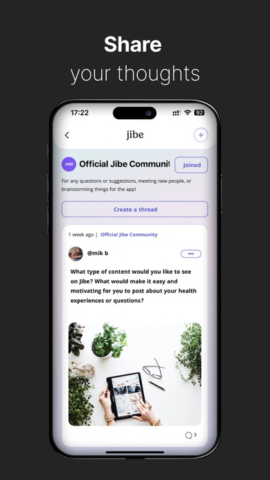 Jibe - Share the Health Screenshot