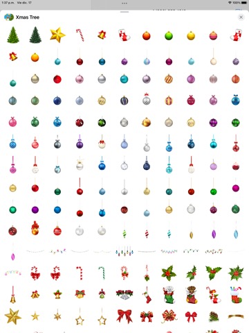 Decor Christmas Tree Stickersのおすすめ画像2
