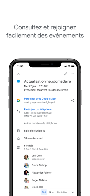 ‎Google Agenda : organisez-vous Capture d'écran