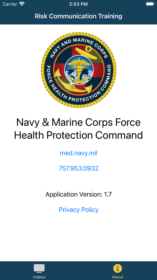 #3. NMCPHC Risk Communication APPs (iOS) 由: PIONEER Technologies Corporation
