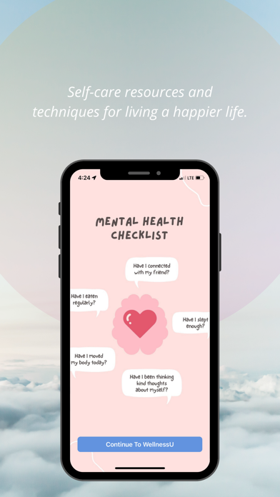 WellnessU - Mental Wellness Screenshot