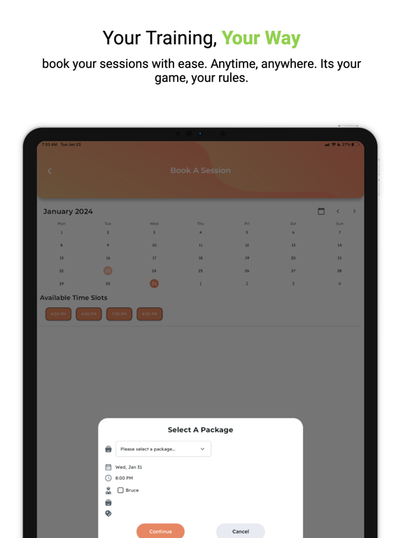 Lennon Kicks iPad screenshot 2 - Sports app
