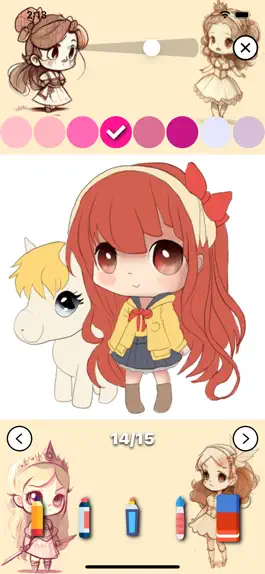 Game screenshot Drawing and Coloring Princess mod apk