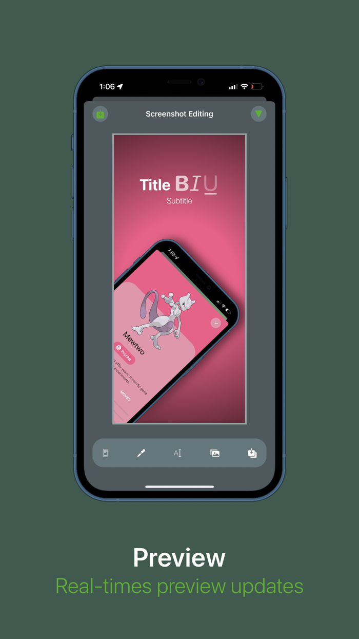 Screenly - Mockup Screenshots