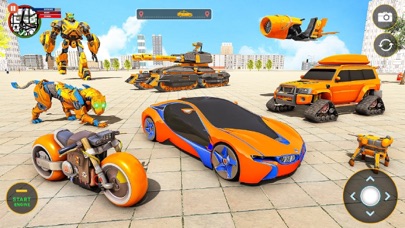 Robot Rope Hero Shooting Games Screenshot