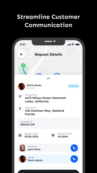 Contena Driver App Screenshot