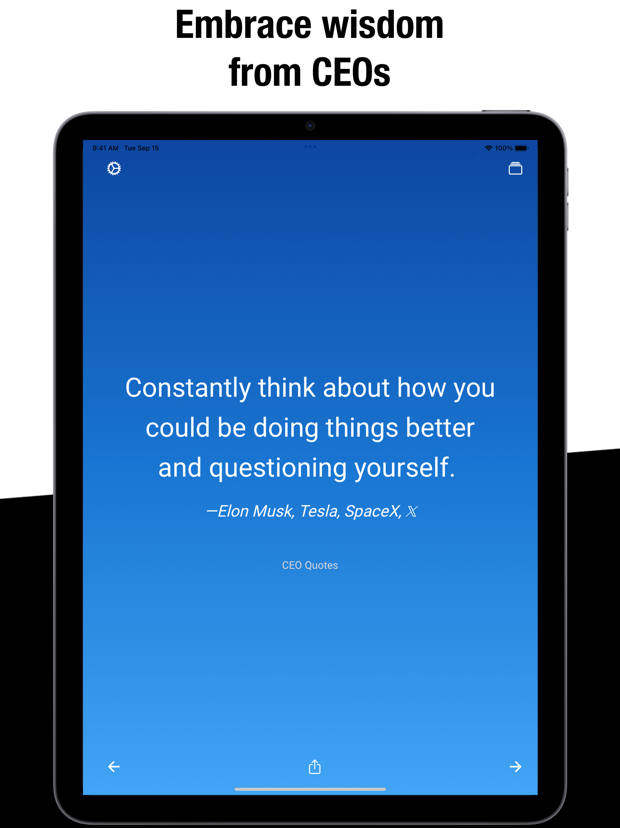 Leadership App: Motivation