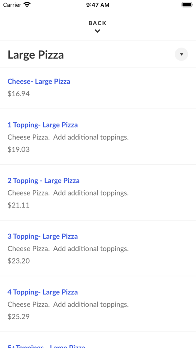 Laventina's Pizza Screenshot