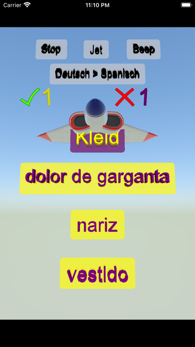 Egitir Deutsch Spanisch wort Screenshot