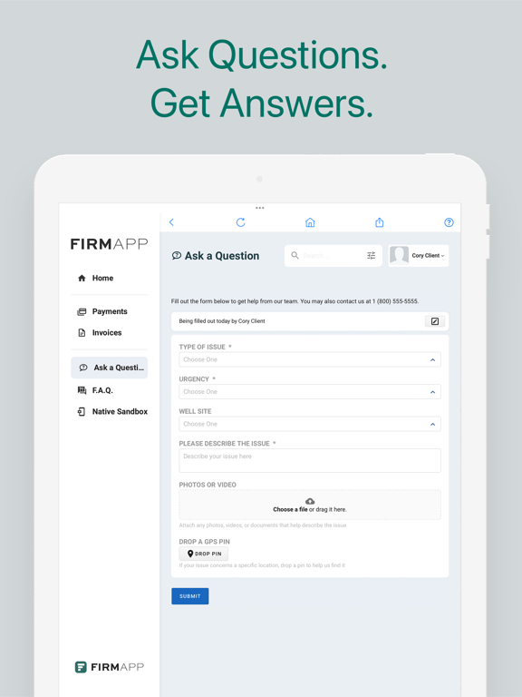 Firm App iPad screenshot 2 - Business app