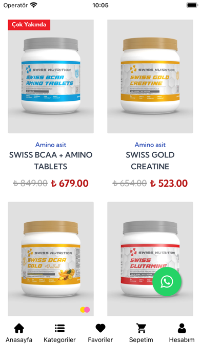 Swiss Nutrition Screenshot