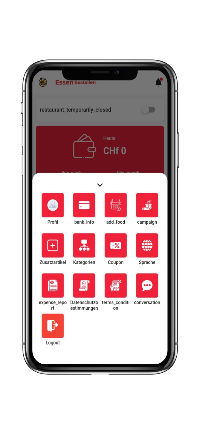 Essen Restaurant App