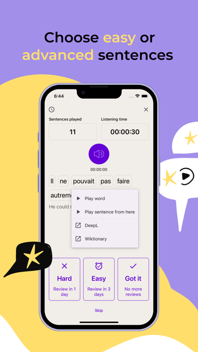 ListenUp French Screenshot