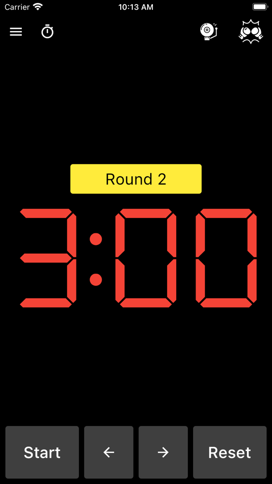 #1. Customizable Boxing Timer (iOS) 由: NAOYA ONO