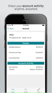 consumer accounts with umr iphone screenshot 3