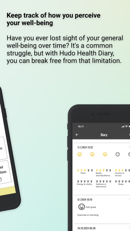 Hudo Health Diary screenshot-3